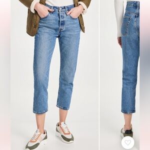 Levi 501 crop. Wash: must be mine